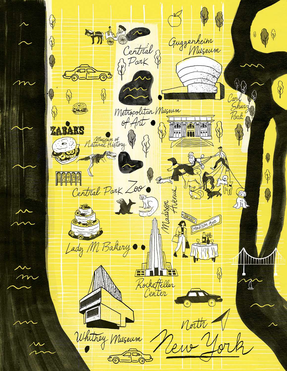 NYC-illustrated-map-yellow-dark-ink-BD