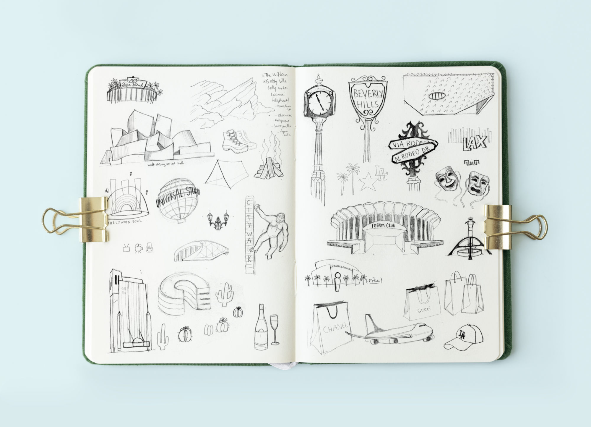 los-angeles-mockup-sketchbook