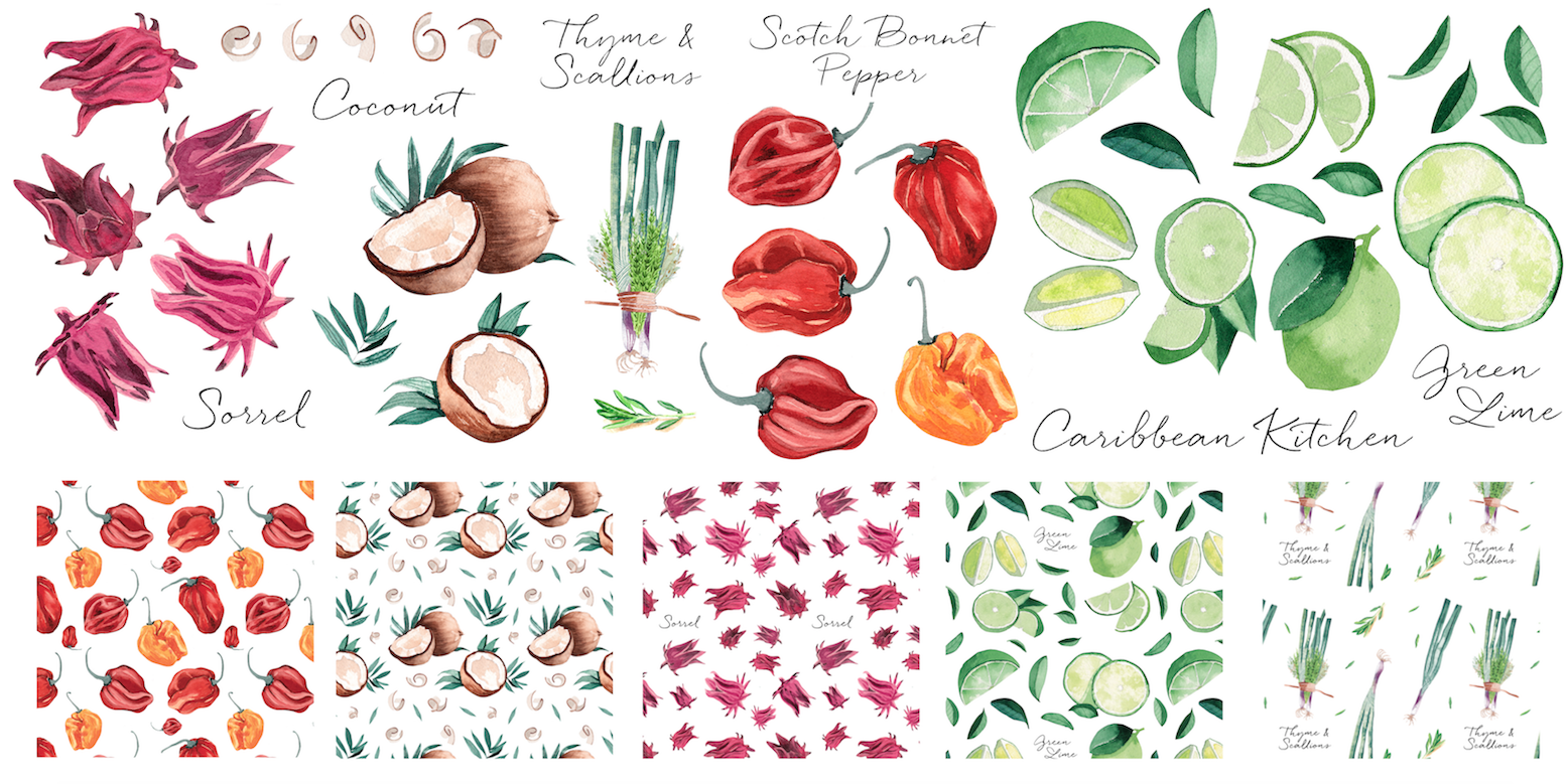 watercolor-caribbean-kitchen-draft